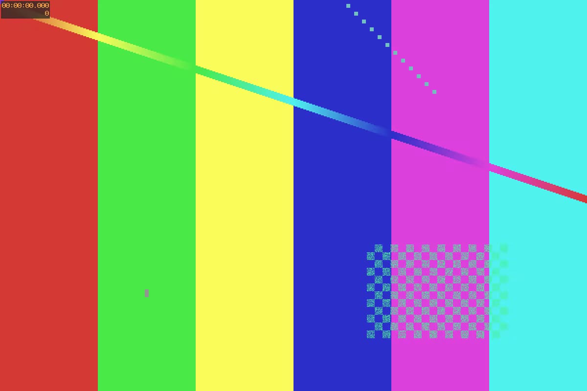 Before: a softly graded synthetic scene